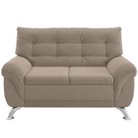 Sofá 3 e 2 Lugares Linoforte Arezzo Revestido em Tecido Suede com Larguras de 202cm e 152cm - 6