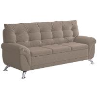 Sofá 3 e 2 Lugares Linoforte Arezzo Revestido em Tecido Suede com Larguras de 202cm e 152cm - 7