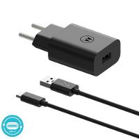 Carregador de Parede Motorola TurboPower 20W com Cabo USB-C - Preto - 9