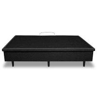 Colchão de Casal Biflex Turquia com Molas Ensacadas e Pillow Inn + Box MGA Lift Cotton com Baú e Pistão à Gás - 69x138x188cm - Branco/Grafite/Preto - 6