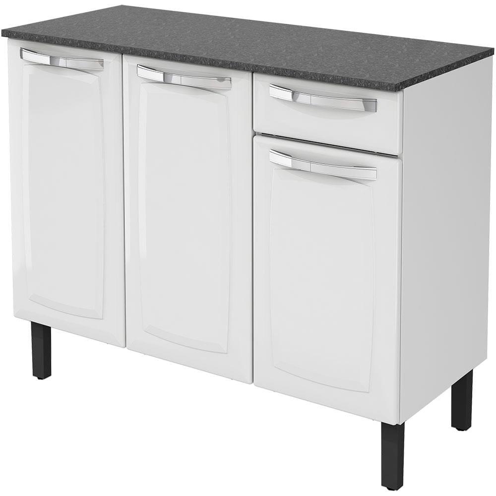 Cozinha Compacta Itatiaia Rose com 10 Portas, 1 Gaveta e 6 Prateleiras - 245cm de Largura - 6