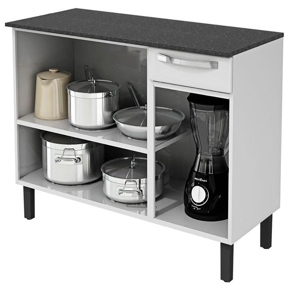 Cozinha Compacta Itatiaia Rose com 10 Portas, 1 Gaveta e 6 Prateleiras - 245cm de Largura - 7