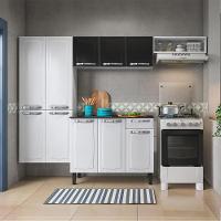 Cozinha Compacta Itatiaia Rose com 10 Portas, 1 Gaveta e 6 Prateleiras - 245cm de Largura - 1