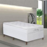 Cama Box de Solteiro Umaflex Itália com Pillow Top e Molas Ensacadas 69x88x188cm - Branco - 1