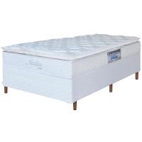 Cama Box de Solteiro Umaflex Itália com Pillow Top e Molas Ensacadas 69x88x188cm - Branco - 2
