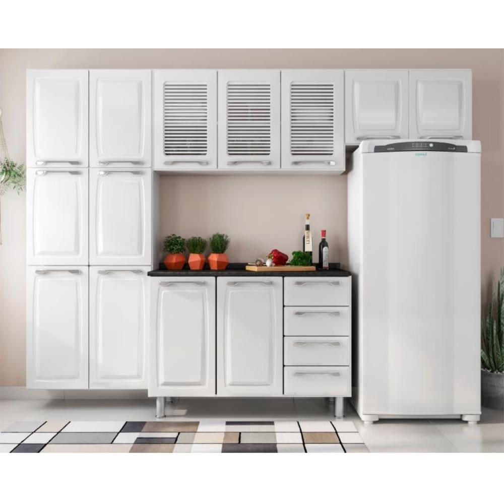 Cozinha Completa Itatiaia Diamante com 13 Portas e 4 Gavetas - 245cm de largura - 2