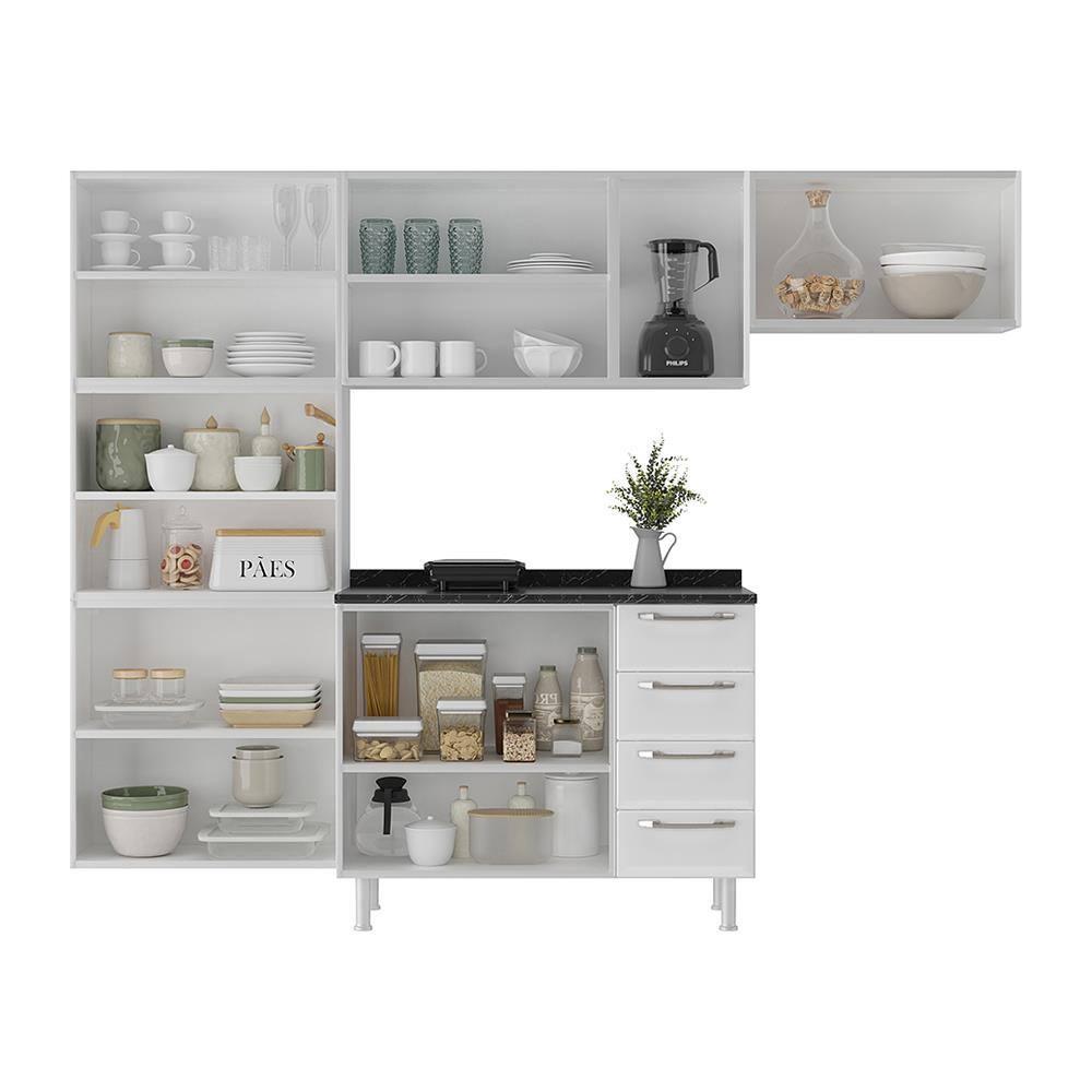 Cozinha Completa Itatiaia Diamante com 13 Portas e 4 Gavetas - 245cm de largura - 11