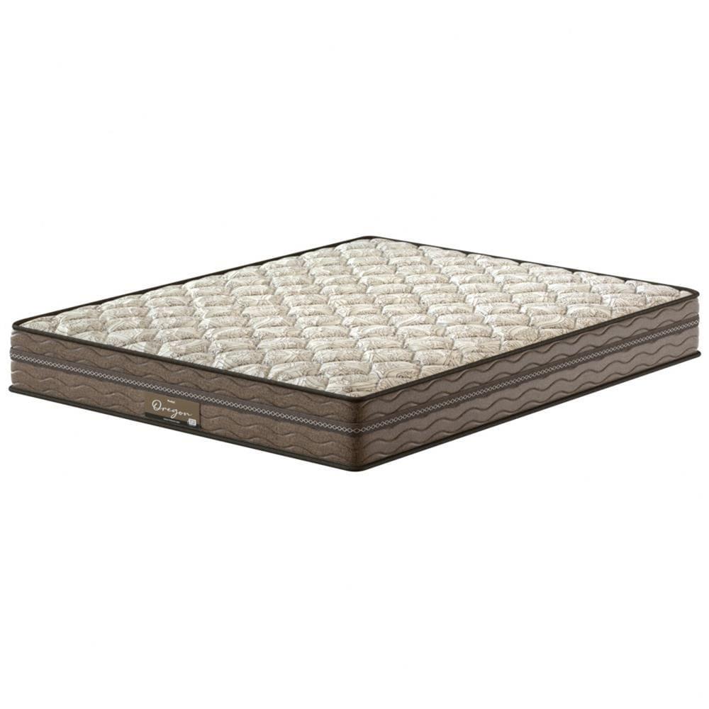 Cama Box Queen Size Probel Óregon com Euro Pillow e Molas Prolastic 62x158x198 cm - Bege/Marrom - 8