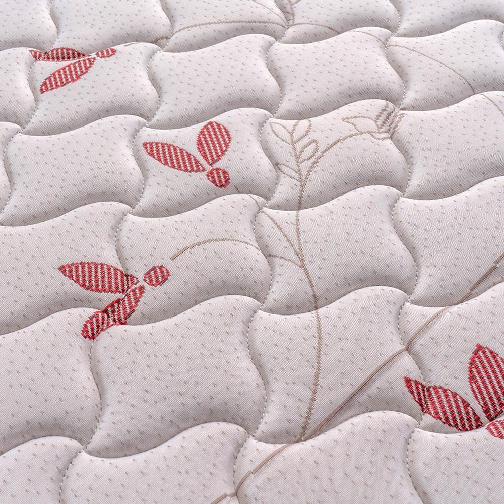 Cama Box de Casal Hellen Strong One Face Espuma D45 62x138x188cm - Vermelho/Branco - 5