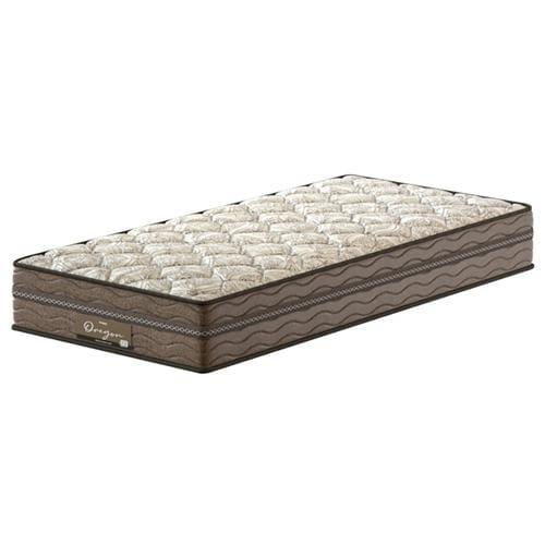 Cama Box Solteiro Probel Óregon com Euro Pillow e Molas Prolastic 62x88x188 cm - Bege/Marrom - 8