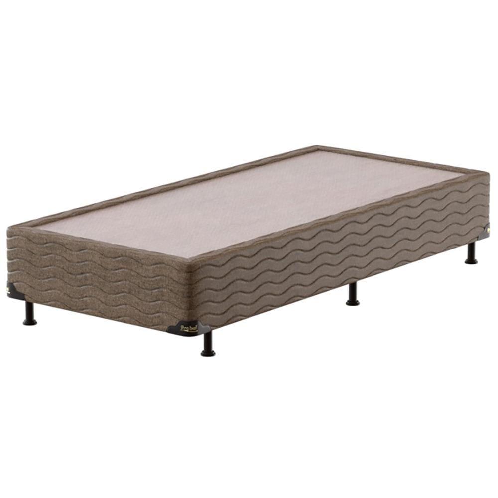Cama Box Solteiro Probel Óregon com Euro Pillow e Molas Prolastic 62x88x188 cm - Bege/Marrom - 9