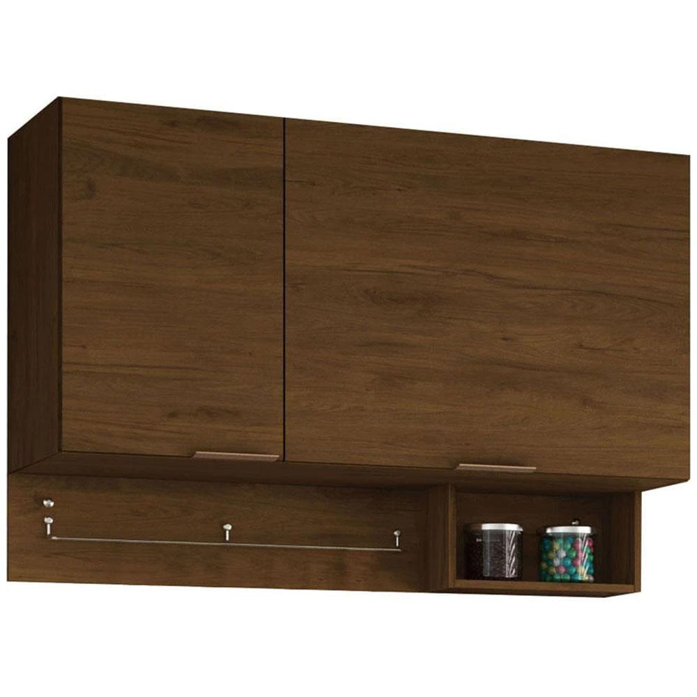 Cozinha Completa Bartira Rubi com 6 Portas, 3 Gavetas e 3 Prateleiras - 280cm de largura - 5