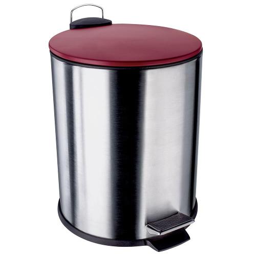 Lixeira Euro Home com Pedal LIX2287-VM em Inox e PP – 5 L
