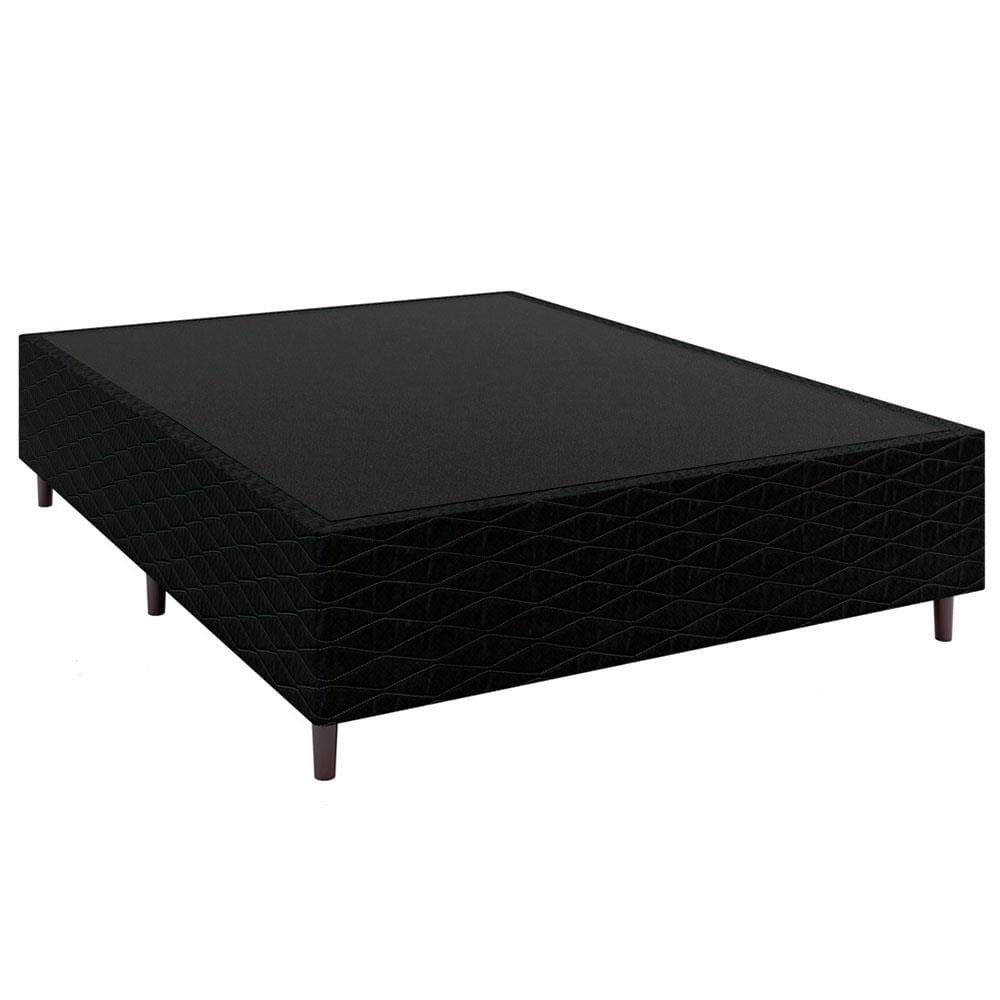 Cama Box de Casal Umaflex New Itália Black com Molas Ensacadas, Revestimento em Jacquard e Pillow Top D26 63X138X188cm - Preto - 7