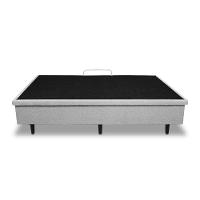 Cama Box Casal MGA Lift com Baú e Pistão a Gás + Colchão Hellen Titanium com Espuma D28 e Pillow Top 24x138x188cm – Cinza e Preta - 3