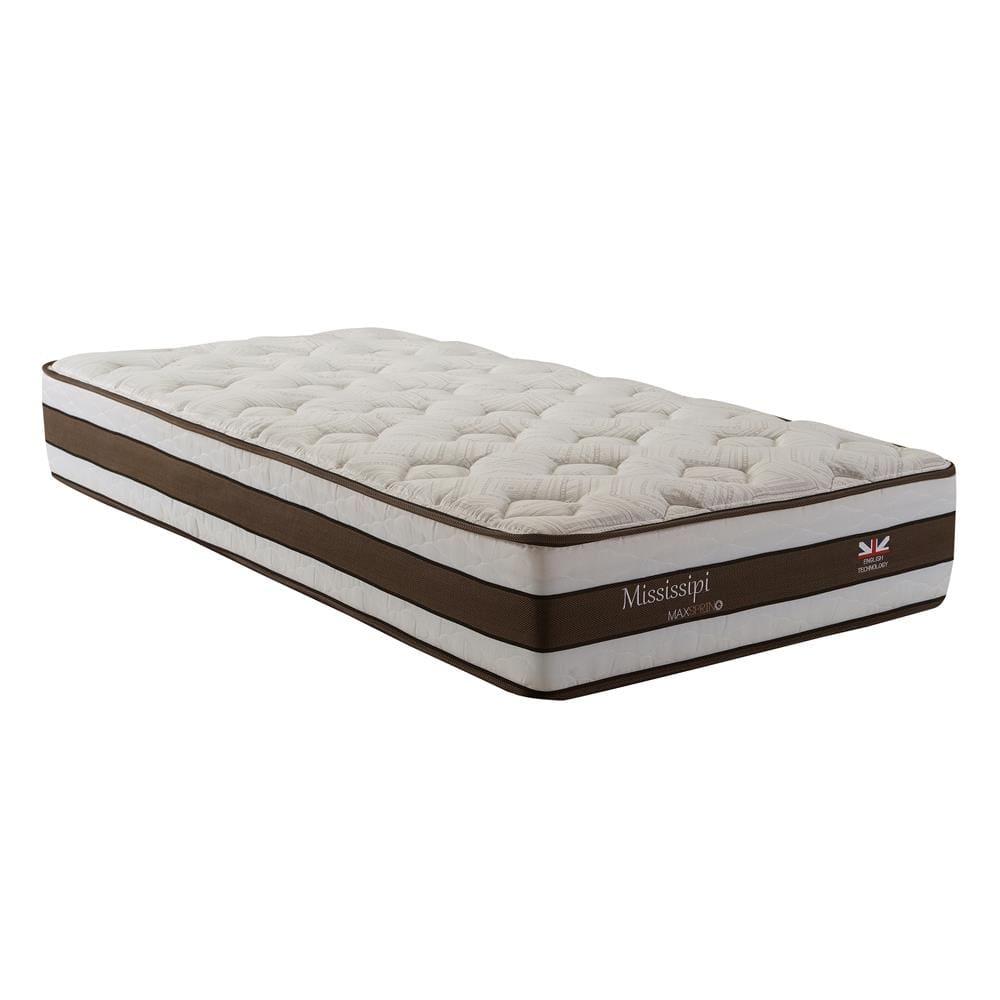 Cama Box Solteiro Herval Mississipi com Pillow Top e Molas Maxpring 64x88x188cm - 2