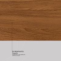 Balcão Demóbile Firenze com 3 Portas, 2 Gavetas e 1 Prateleira + Pia para Cozinha Ghelplus King com Válvula - 120x53cm - 6