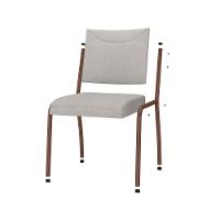 Mesa de Jantar Retangular Fabone Alexa Tampo de Vidro 140x80cm com 6 Cadeiras Dora Revestidas em Courino - 5