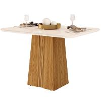 Mesa de Jantar Retangular DJ Móveis Raquel Plus com 4 Cadeiras Revestidas em Suede e Veludo - 3