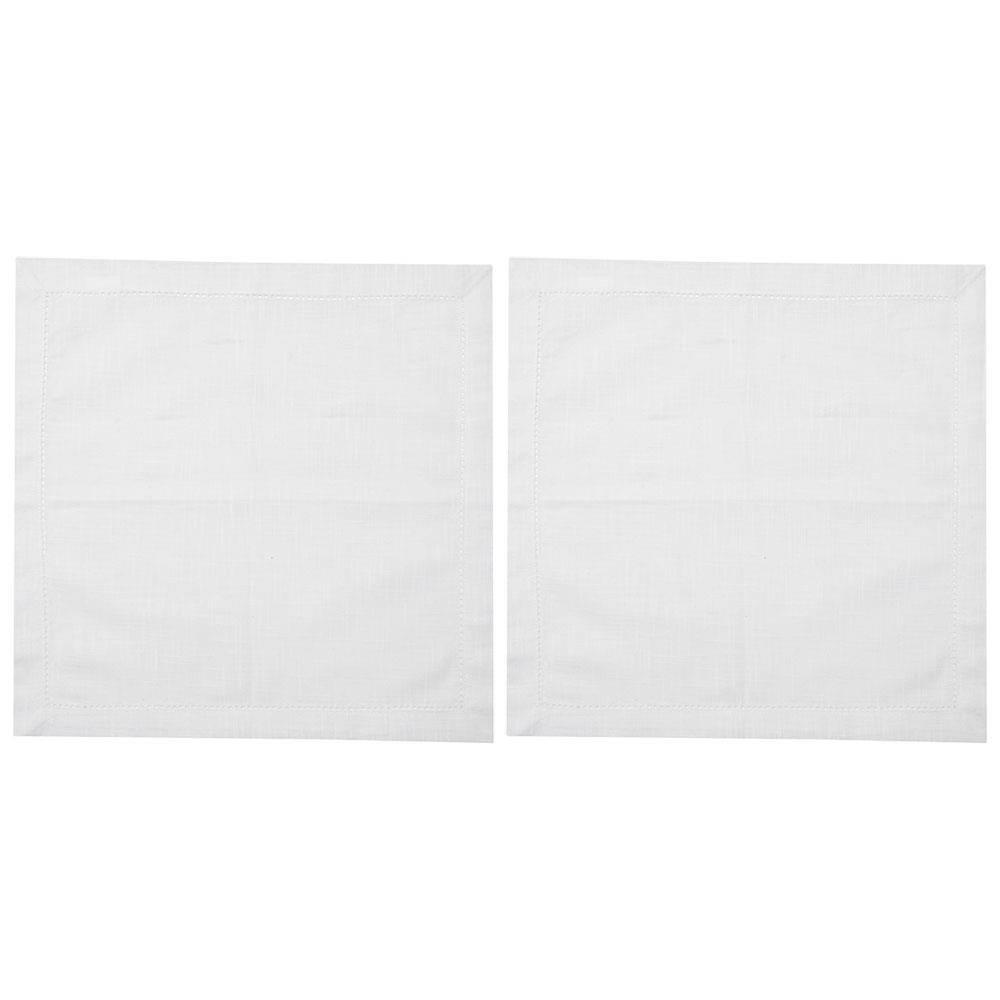 Conjunto de Guardanapos Wolff Mesa Ponto Ajour Luxo em Algodão - 2 Peças - 1