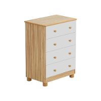 Berço Americano + Cômoda Infantil Peroba Duda Plus com 4 Gavetas - 65,1cm de largura - 2