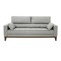 Sofá 4 Lugares Linoforte Blazer com Revestimento em Linho e 2 Almofadas Decorativas 210 cm de Largura - 3