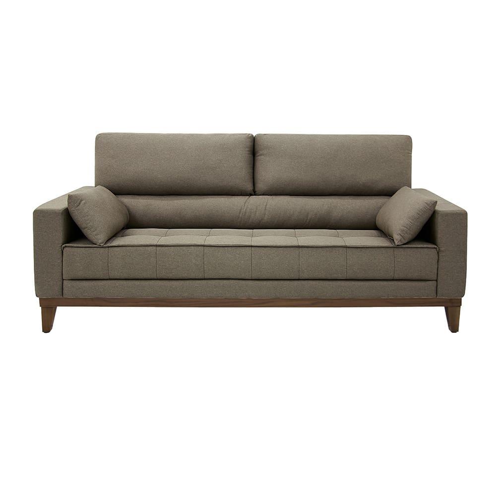 Sofá 4 Lugares Linoforte Blazer com Revestimento em Linho e 2 Almofadas Decorativas 210 cm de Largura - 3