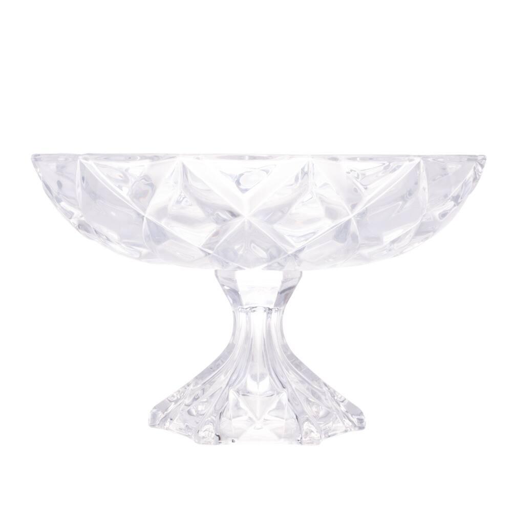 Centro de Mesa Lyor em Cristal Deli Diamond - 32,5 x 19,5cm - 6