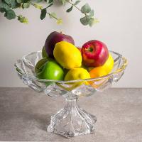 Centro de Mesa Lyor em Cristal Deli Diamond - 32,5 x 19,5cm - 2