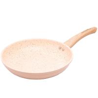 Frigideira de Indução Lyor em Alumínio com Revestimento Cerâmico Granilite Bege – 24cm - 1