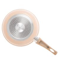 Frigideira de Indução Lyor em Alumínio com Revestimento Cerâmico Granilite Bege – 24cm - 3