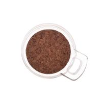 Porta Tempero de Vidro Lyor com Colher de Bambu e Tampa de Rolha – 310ml - 2