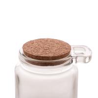 Porta Tempero de Vidro Lyor com Colher de Bambu e Tampa de Rolha – 310ml - 7