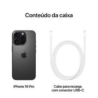 Apple iPhone 16 Pro 1TB 6,3" 48MP Titânio Preto - 8