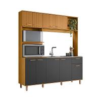 Cozinha Compacta Poliman Liz 9 Portas, 1 Gaveta e 3 Prateleiras - 180cm de largura - 2