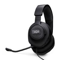Fone de Ouvido Headset Gamer JBL Quantum 100M2 Over-Ear com conexão P3 e Microfone Removível – Preto
