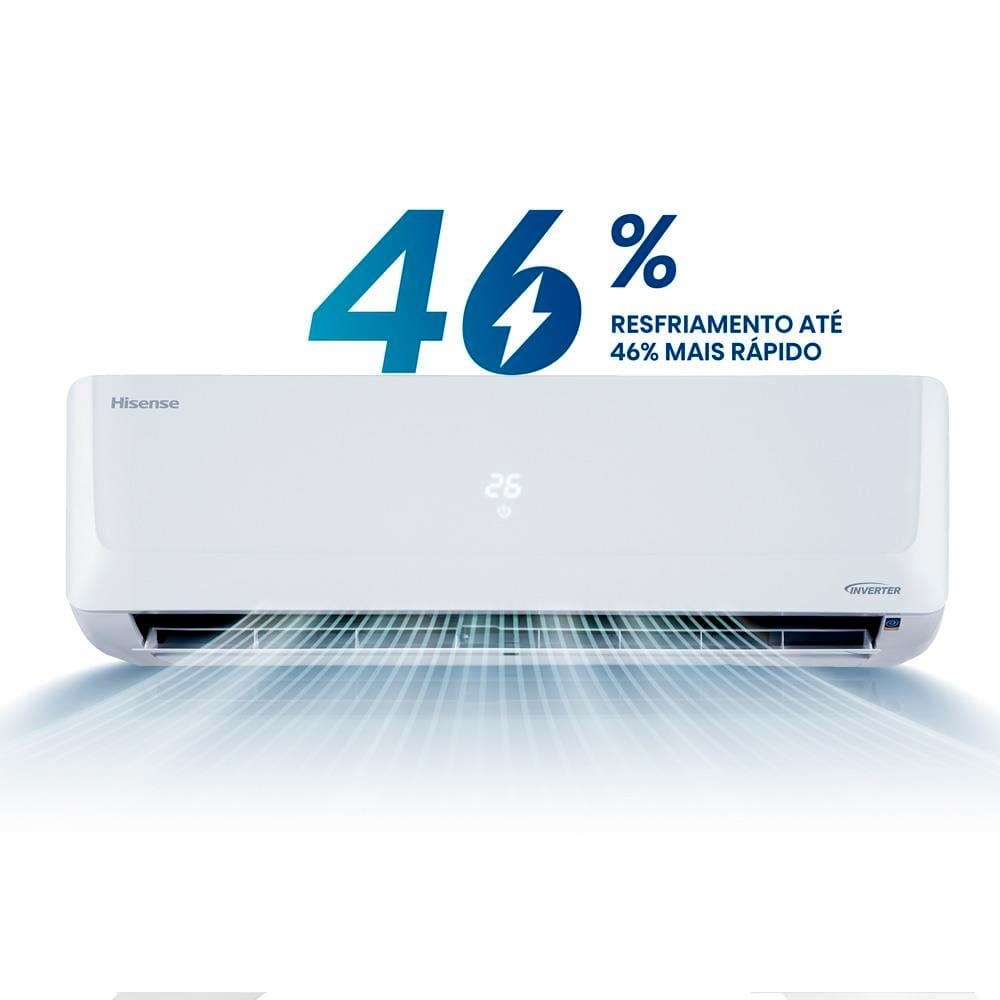 Ar-Condicionado Split Inverter Hisense AS-09TW2RLD 9.000 BTUs Frio Wi-Fi 220V Branco - 3