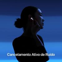 Apple AirPods 4 com Cancelamento Ativo de Ruído - Branco - 3