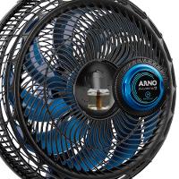 Ventilador de Coluna Arno Force Repel VE9R 40cm com 9 pás, 3 velocidades e 160W – Preto / Azul