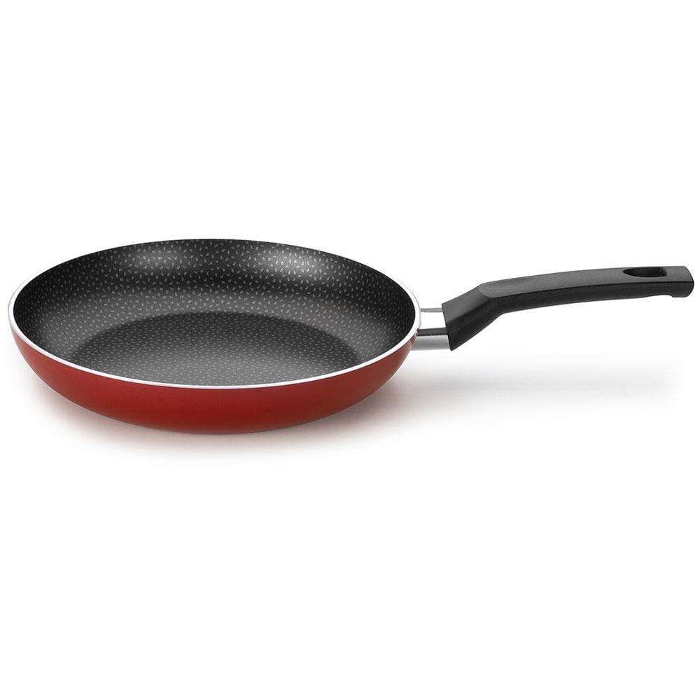 Conjunto de Panelas 5 Peças Multiflon Amora com Revestimento Antiaderente Ultra7 e Tampas de Vidro - Vermelho Matte - 6