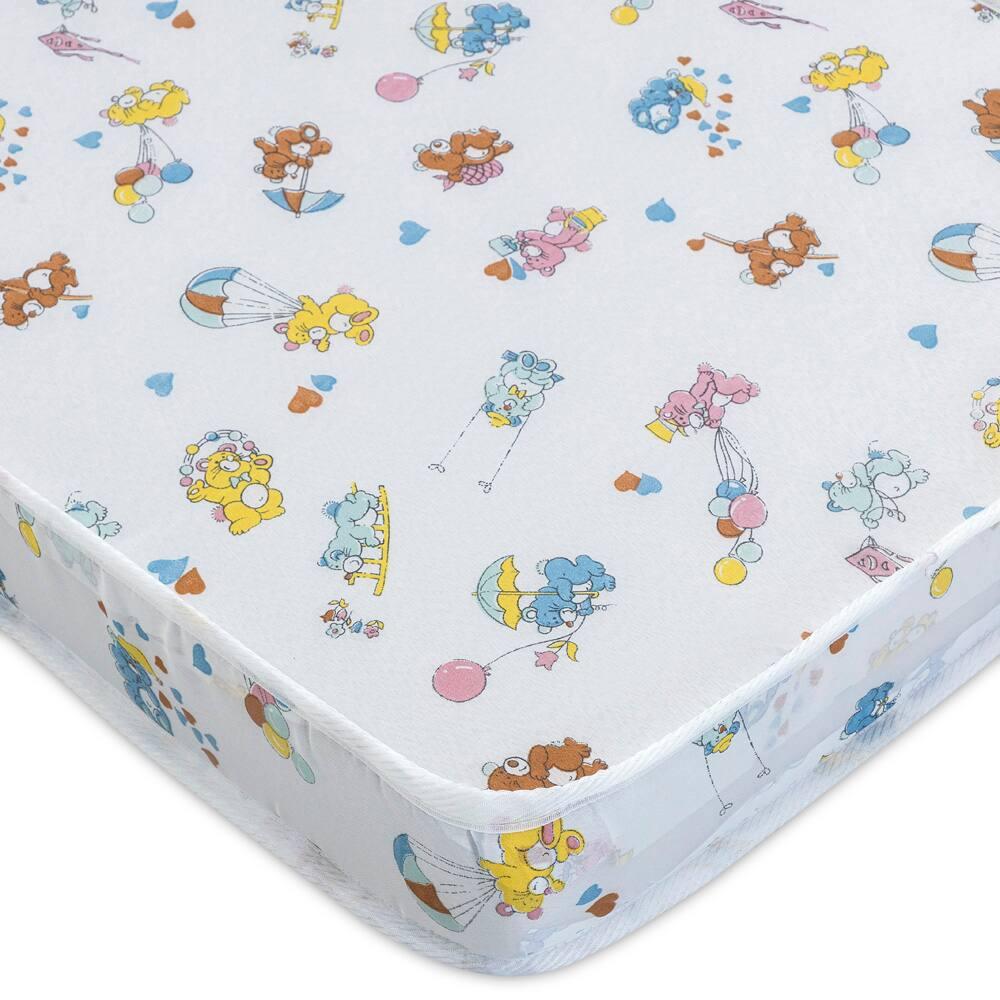 Colchão Herval Baby Encanto Espuma D18 10x70x130cm – Branco/Estampado - 5