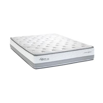 Colchão Casal Herval Silver com Pillow Top e Molas Ensacadas 30x138x188cm - Cinza