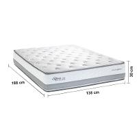 Colchão Casal Herval Silver com Pillow Top e Molas Ensacadas 30x138x188cm - Cinza - 7