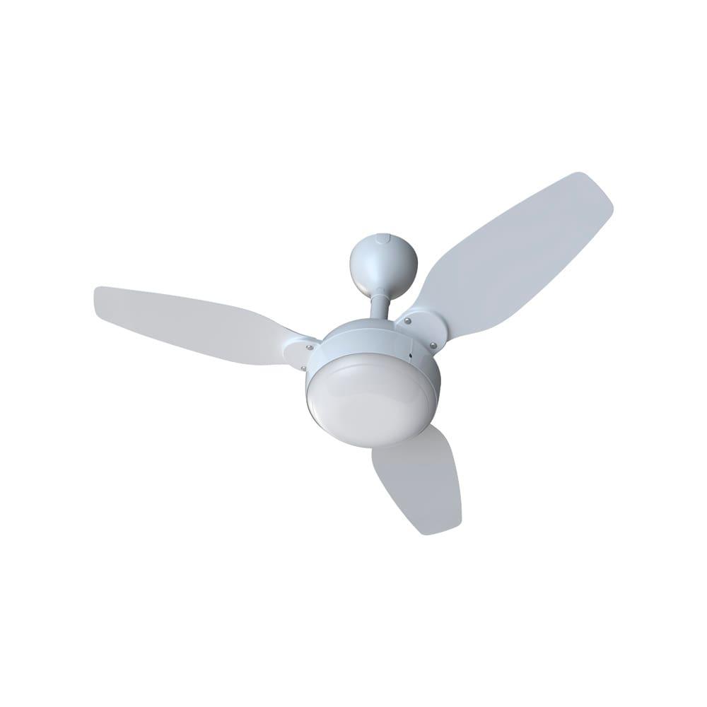 Ventilador de Teto Ventisol Legacy Inverter para 2 lâmpadas E27 até 20W com Controle Remoto - Branco/Pinus - 1