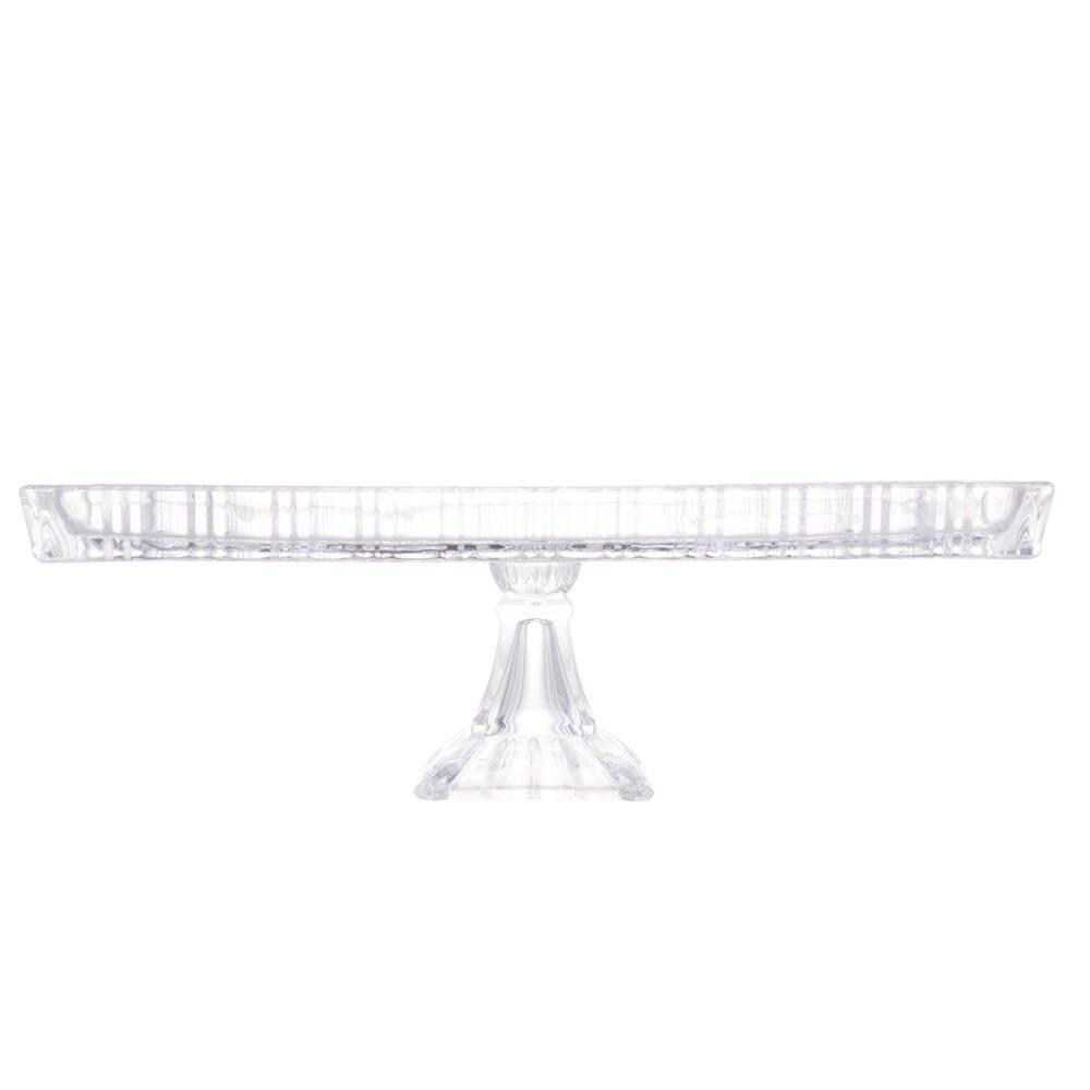 Travessa de Cristal Lyor Dragon com Pé - 10,5x15x34cm (AxLxP) - 2