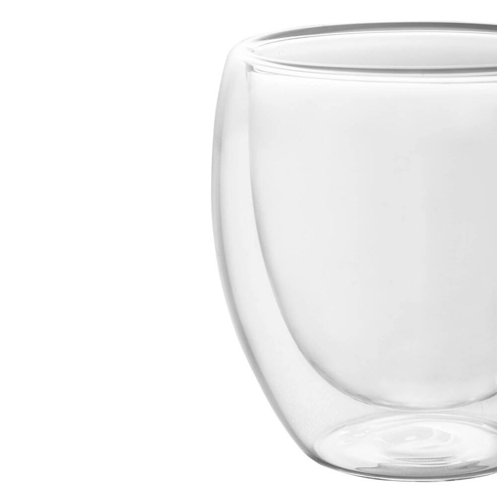 Conjunto de Copos Lyor Modern para Café com Parede Dupla em Vidro Borossilicato 80ml – 2 Peças - 5