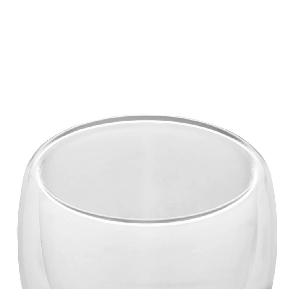 Conjunto de Copos Lyor Modern para Café com Parede Dupla em Vidro Borossilicato 80ml – 2 Peças - 6