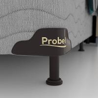 Base Box Queen Size Probel Alabama com Revestimento em Tecido Poliéster 38x158x198cm - Cinza - 2