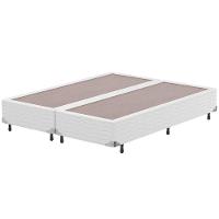 Base Box Queen Size Probel Amsterdã com Revestimento em Tecido Jacquard 38x158x198cm - Branco - 1