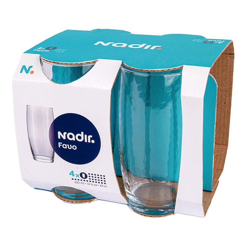 Conjunto de Copos Nadir Favo 430 ml – 4 Peças - 2